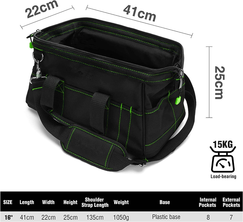 16-inch-Close-Tool-bag-size