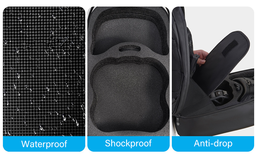 Waterproof Hard Carrying Case Drone Sling Backpack Bag (11)