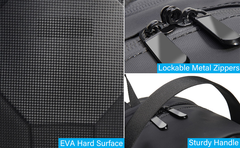 Waterproof Hard Carrying Case Drone Sling Backpack Bag (7)